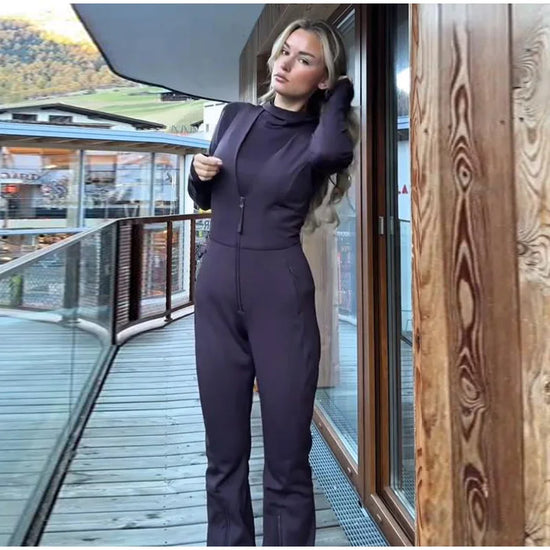 Tuta invernale donna con zip o giacca, diverse versioni