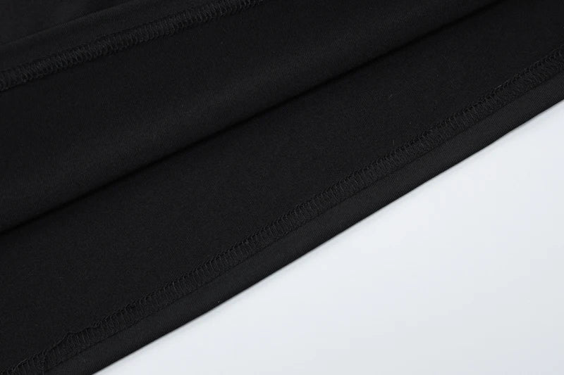 Abito Nero Elegante HugCitar – Maxi Dress Strapless Bodycon per Cerimonie, Party e Serate