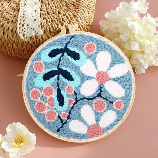 Kit Punch Needle Girasole – Ricamo DIY per Principianti
