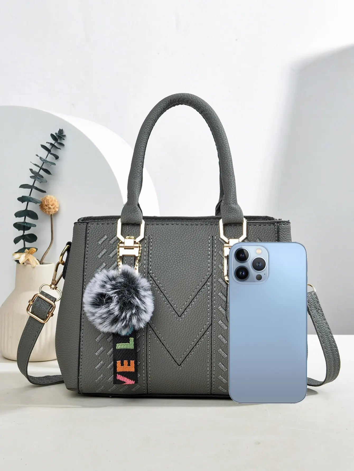 Borsa donna capiente ricamata 2025 – crossbody grande capacity con ricami floreali, borsa da spalla per uso quotidiano elegante