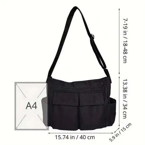 Borsa a tracolla donna con tasche e scomparti - foto 59 della galleria