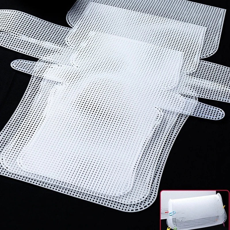 Kit DIY Borse Intrecciate Uncinetto – Kit Completo con Tela, Nastro e Accessori