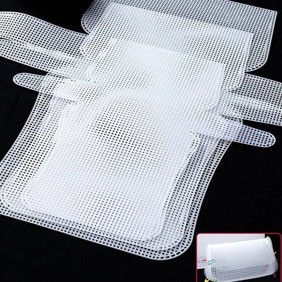 Kit DIY Borse Intrecciate Uncinetto – Kit Completo con Tela, Nastro e Accessori