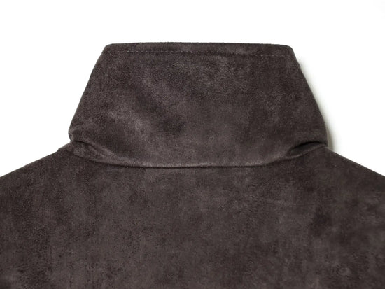 Giacca Effetto Camoscio Donna con Collo Alto e Zip - immagine 15