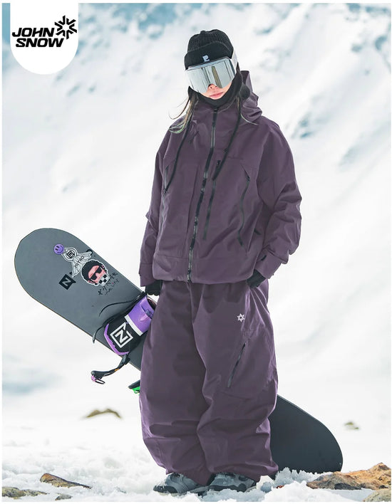 Completo da sci unisex con giacca e pantaloni