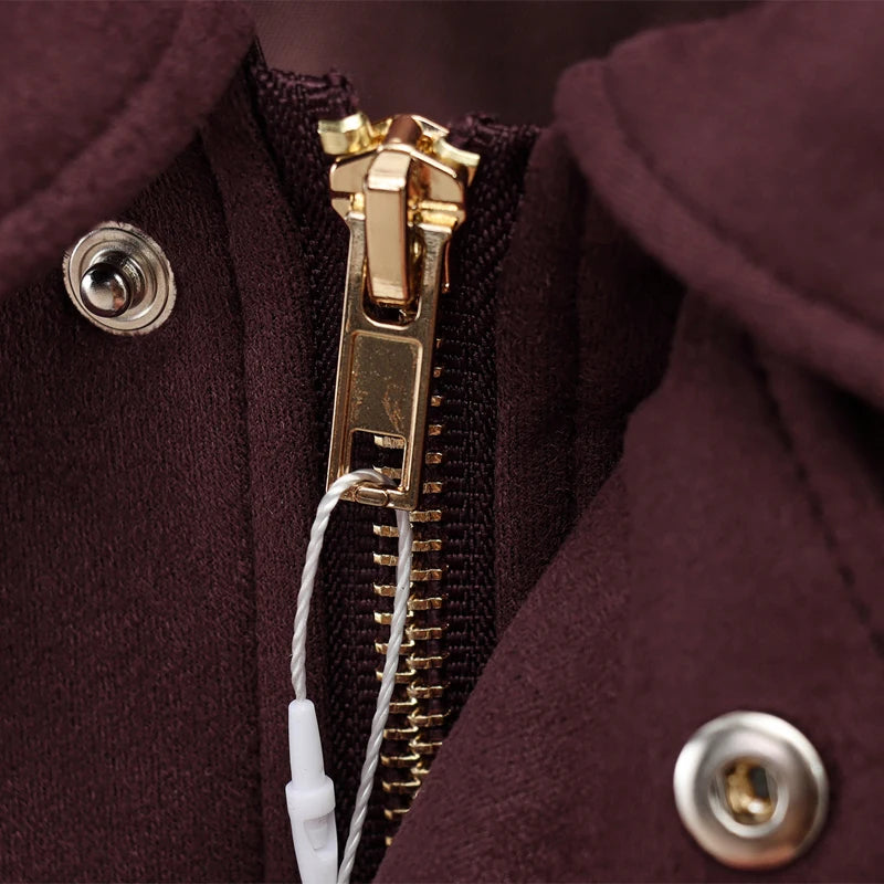 Giacca Bomber Donna con Zip, Collo a Revers e Maniche Lunghe – Giubbotto Corto Stile High Street 2025 per Autunno/Inverno
