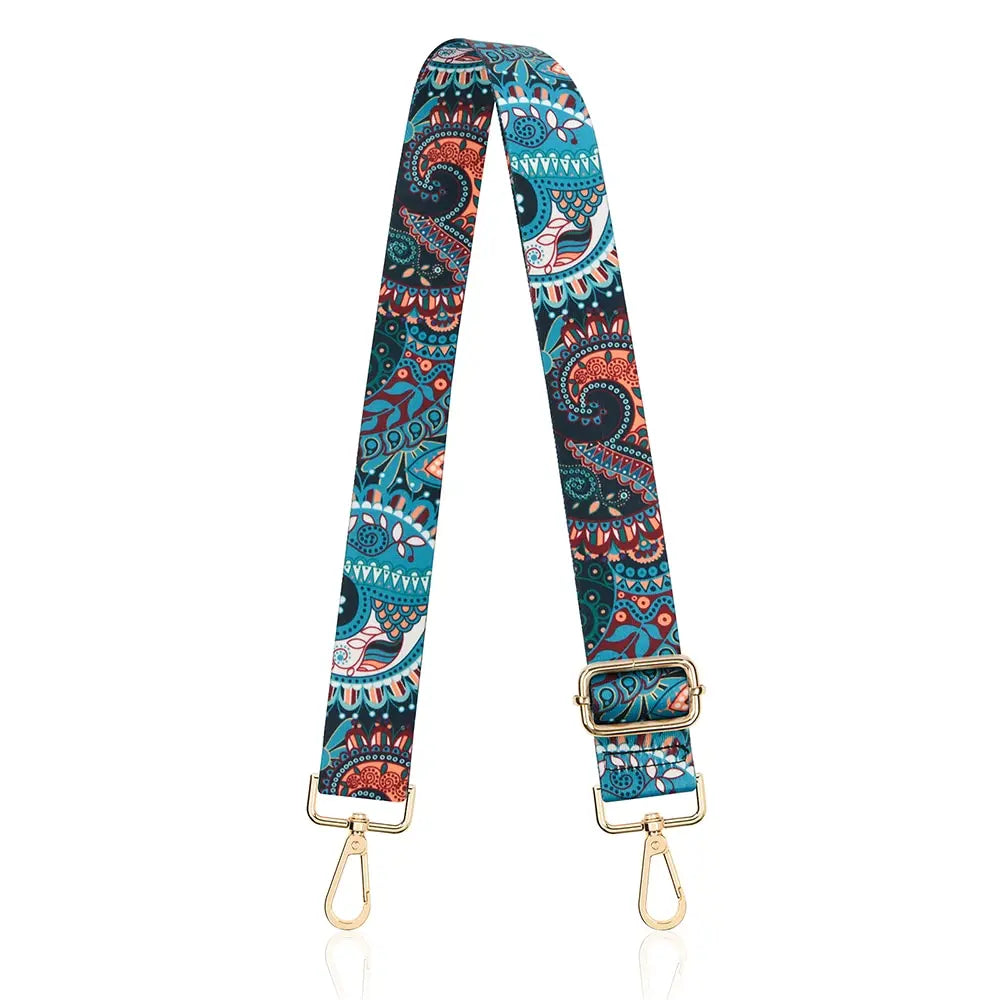 Tracolla borsa regolabile stile “guitar strap” 2025 – cinghia staccabile stampata, originale crossbody / shoulder strap
