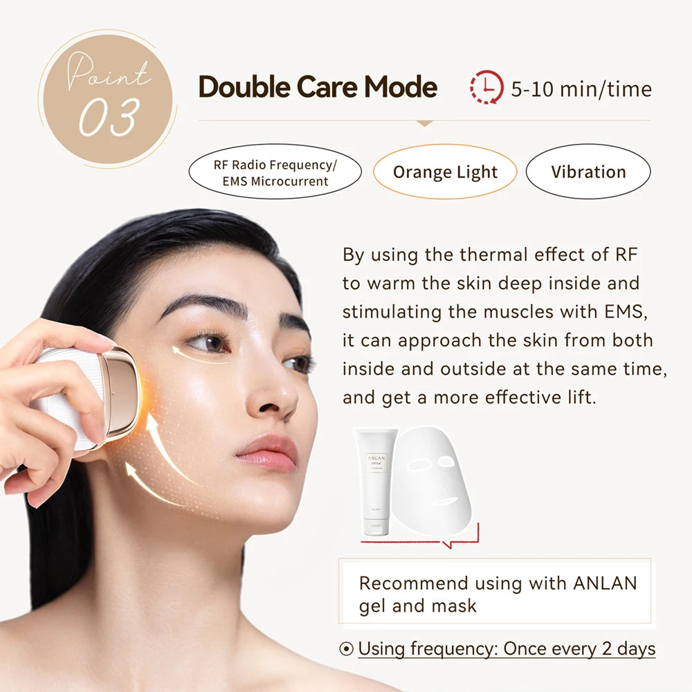 Massaggiatore Viso – Dispositivo Lifting Antirughe con LED