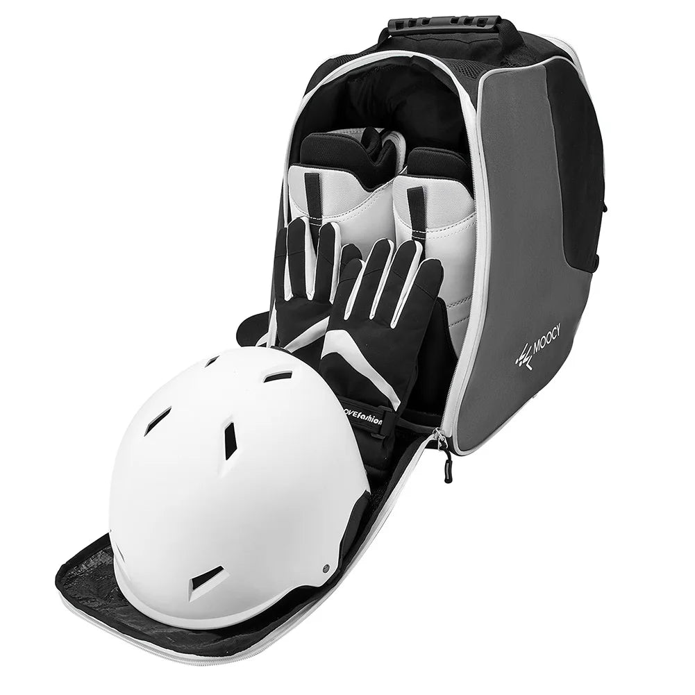 Borsa per scarponi da sci & snowboard impermeabile – porta-boot leggera da viaggio, casco, guanti con scomparto wet/dry