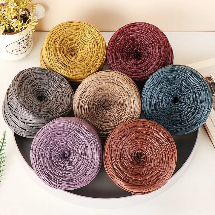 Filo in pelle sintetica nappa opaca 200 g – Filo grosso per uncinetto / knitting, perfetto per borse, scarpe, decorazioni fai-da-te