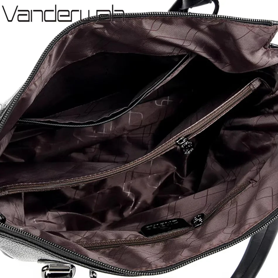 Borsa a tracolla donna con tasche e scomparti - foto 75 della galleria