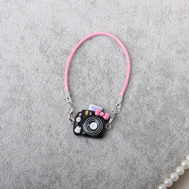 Set di abbigliamento per bambola Labubu da 17 cm – Tuta, cappello e fotocamera