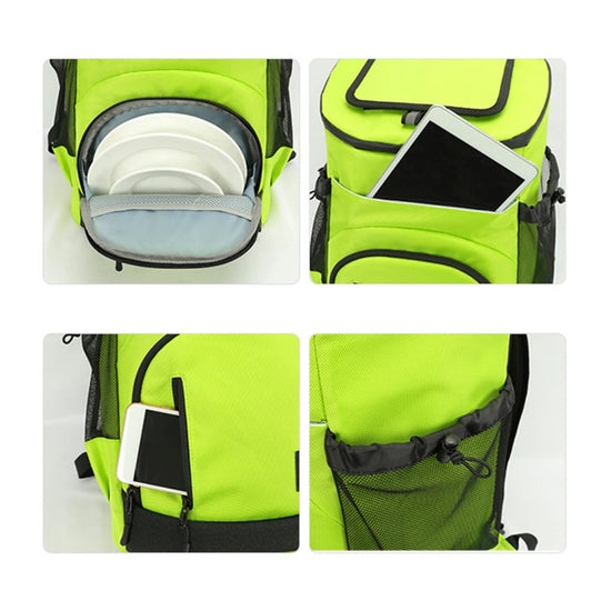 Zaino termico multitasche in tessuto Oxford impermeabile 30L