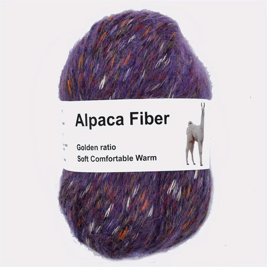 Set 6 gomitoli filo alpaca – lana alpaca hand-knit per sciarpe, cappotti, lavori intrecciati colorati fai-da-te