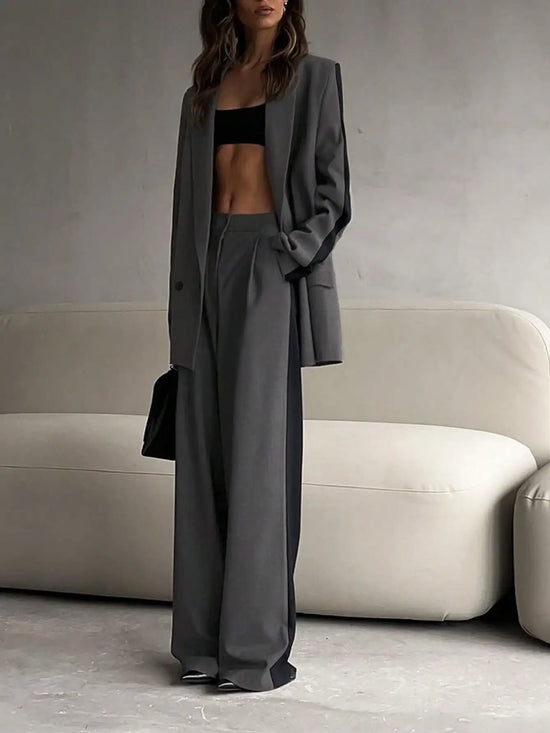 Completo Donna Elegante Blazer e Pantalone – Set Chic