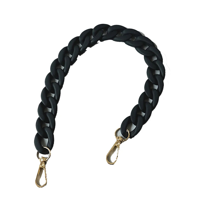 Tracolla borsa moda donna 40 cm – spalla larga catena / pannello regolabile, accessorio fashion per sostituire strap