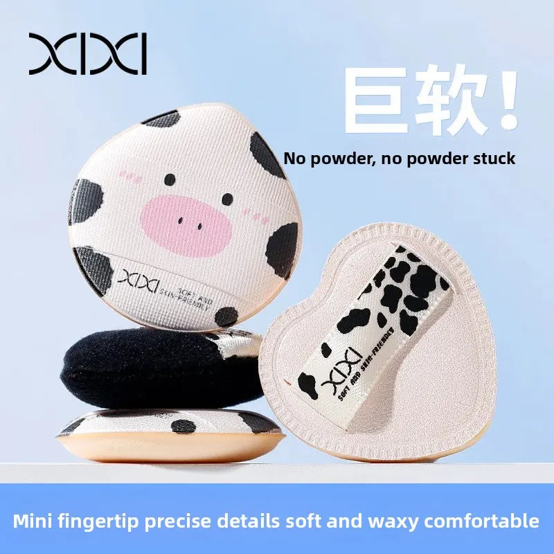 Set 5 spugnette makeup ultra morbide “cheese cow” – compatibili dry & wet