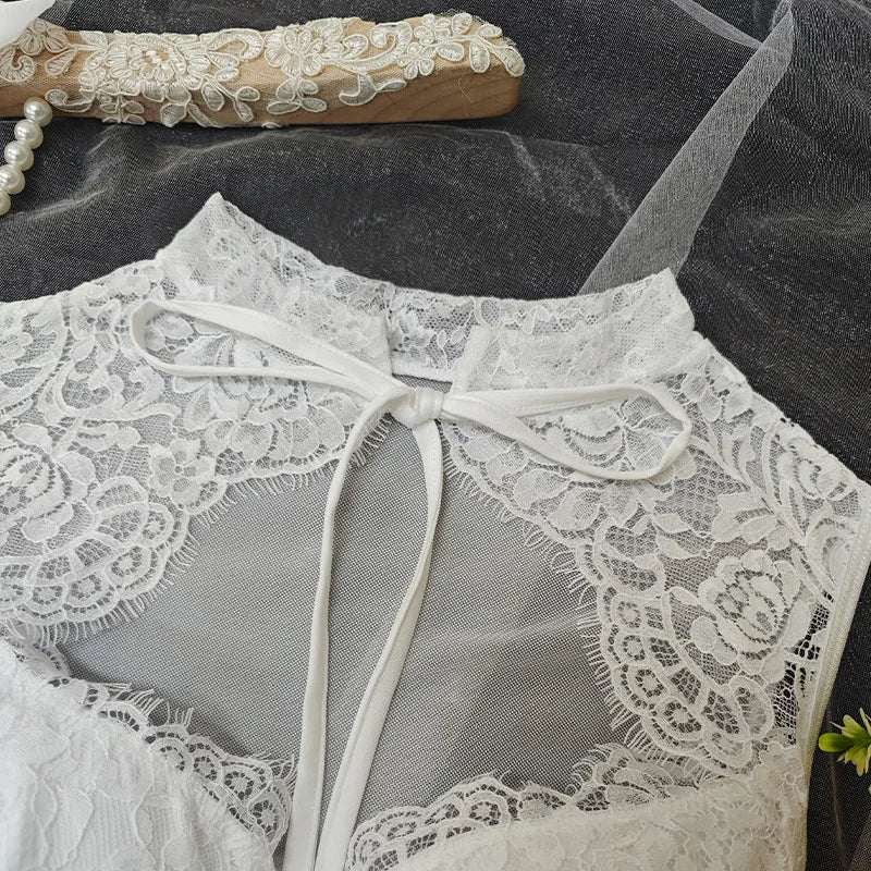 Top Corsetto in Pizzo Donna – Canotta Sexy Aderente