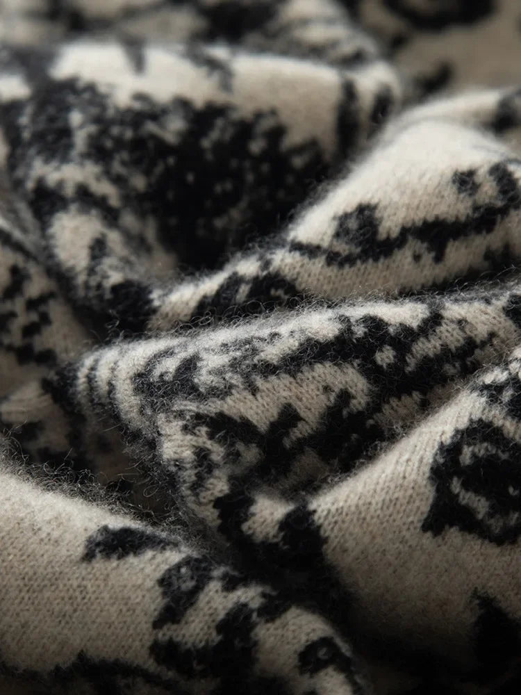 Completo Donna Maglia Vintage 2 Pezzi – Felpa con Zip e Pantaloni a Vita Alta