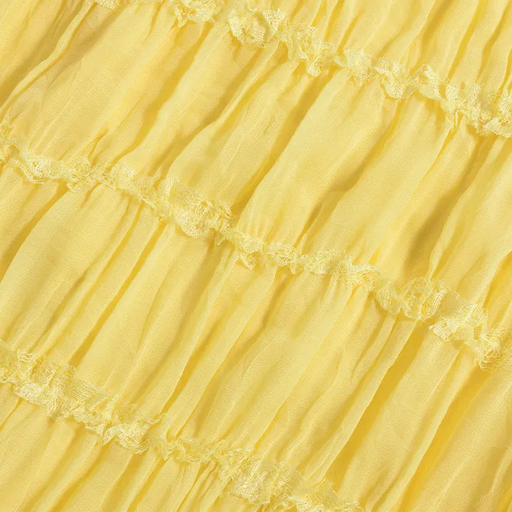 Abito Lungo Donna con Schiena Scoperta e Pieghe – Vestito Elegante Lotus Leaf 2026