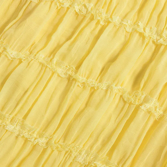 Abito Lungo Donna con Schiena Scoperta e Pieghe – Vestito Elegante Lotus Leaf 2026