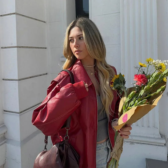 Bomber Donna Collo Alto con Zip - immagine 38