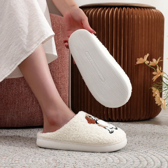 Pantofole Donna Invernali "BEST MAMA" Morbide e Calde con Suola Spessa Antiscivolo