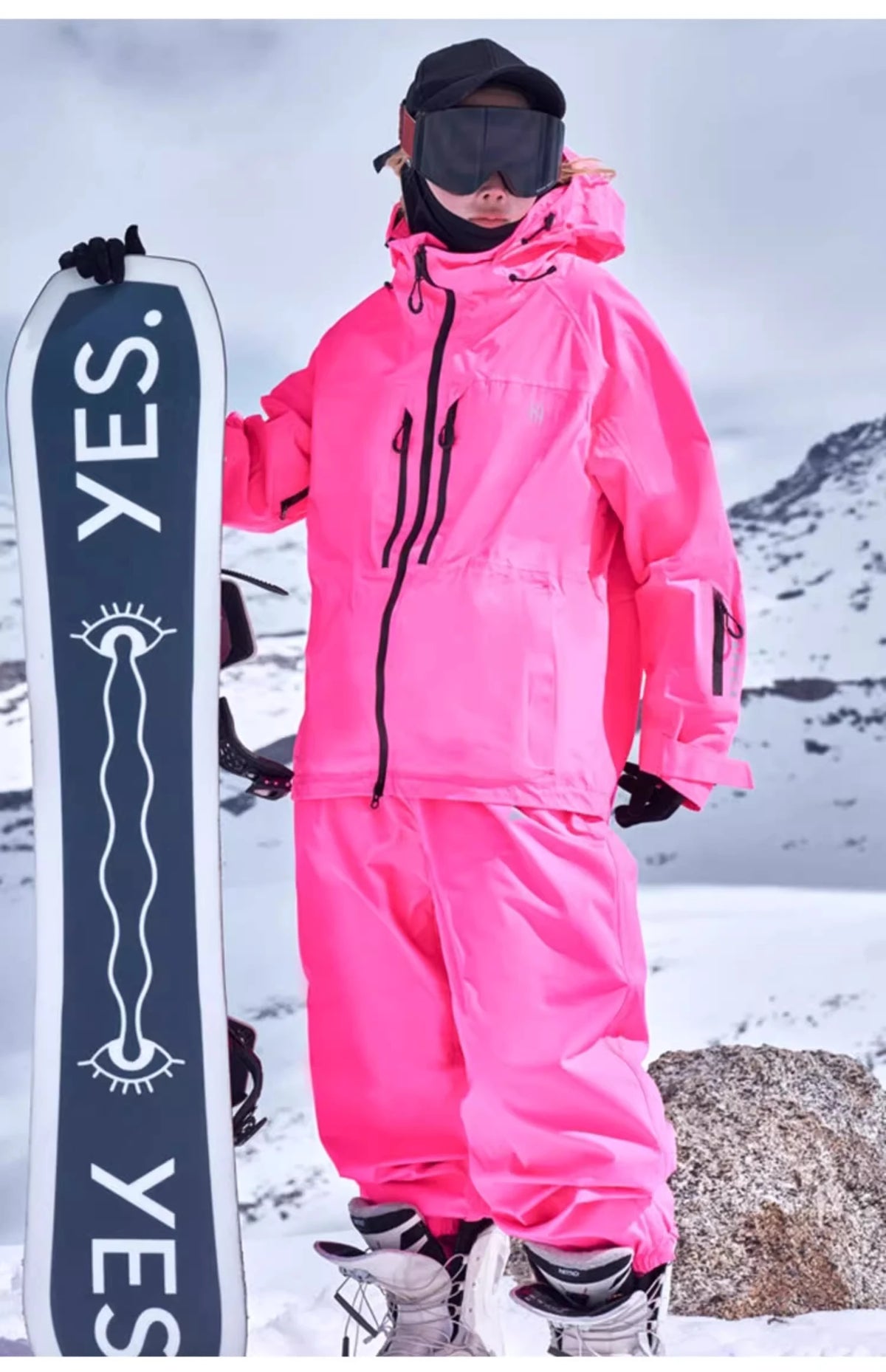 Completo sci e snowboard unisex con giacca e pantaloni