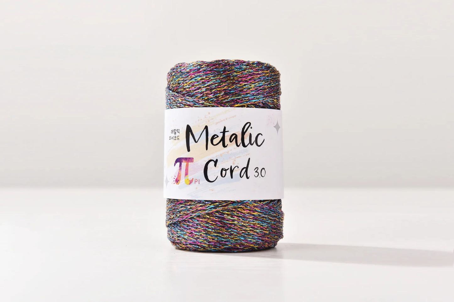 Cordoncino Rigido in Core-Spun da 3 mm con Fili Metallici Argentati – Filo Decorativo di Alta Qualità per Packaging Regalo, Uncinetto e Progetti Fai-da-Te