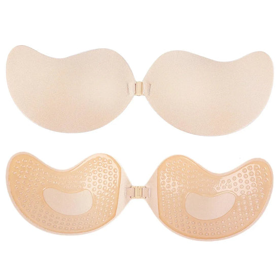 Reggiseno invisibile in silicone auto-adesivo push-up – bra senza spalline per abiti scollati e schiena nuda 2025