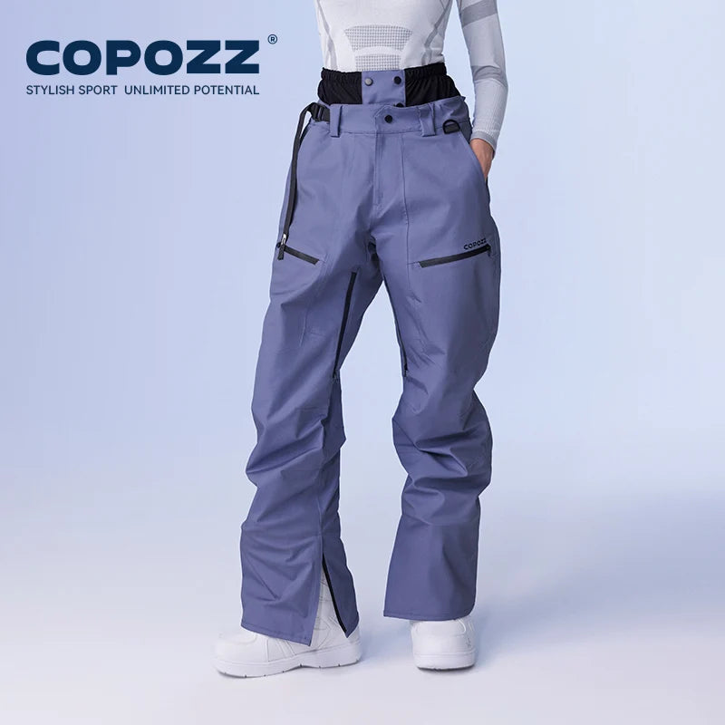 Pantaloni da sci unisex 3L impermeabili e antivento 2025 – snow-pants tecnico da snowboard e montagna