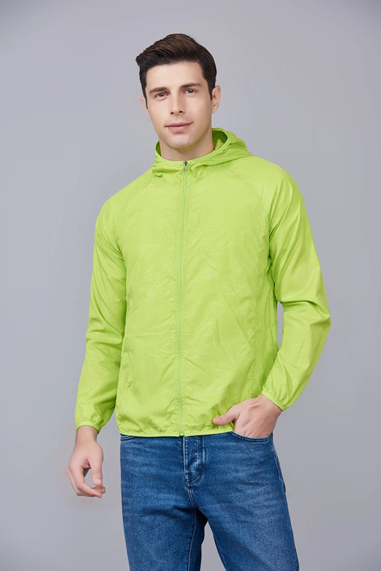 Giacca trekking unisex impermeabile e quick-dry – antivento, anti-UV e pieghevole per escursioni