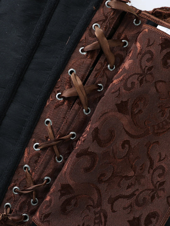 Corsetto Elegante Donna con Spalline a Sbuffo