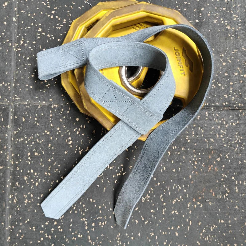 Coppia Fasce da Sollevamento Pesi in Cuoio – Cinghie Polsi per Palestra e Deadlift