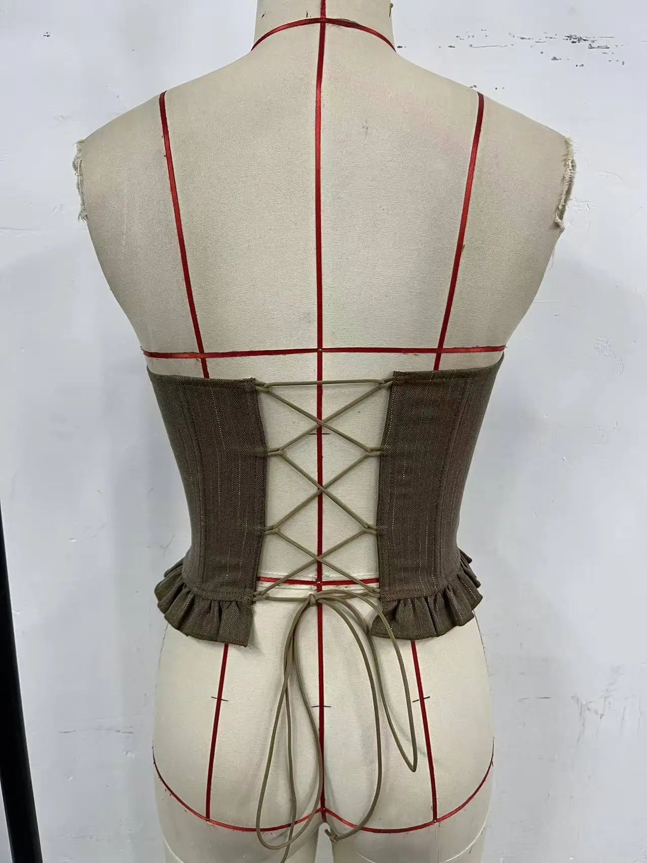 Corsetto Donna Pizzo con Stecche – Top Sexy Modellante