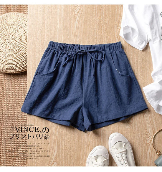 Shorts Donna Vita Elastica con Fiocco – Pantaloncini Casual Sportivi