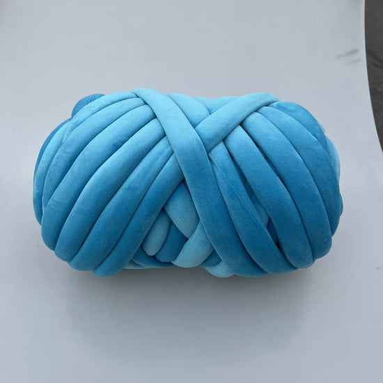Filato marshmallow super chunky velluto 1 kg – “super velvet” grosso per coperte gigantissime, progetti fai-da-te morbidi