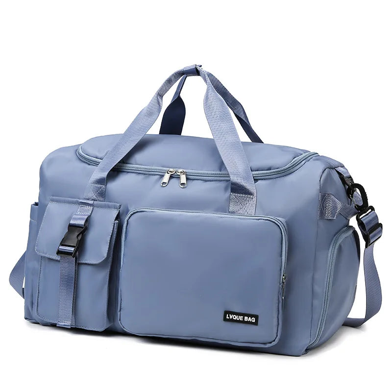 Borsa sportiva donna 2025 – duffel con doppio comparto asciutto/bagnato ideale per palestra, nuoto e viaggi