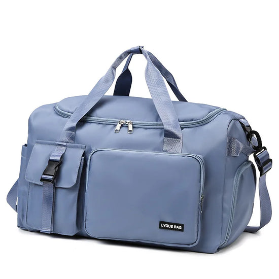 Borsa sportiva donna 2025 – duffel con doppio comparto asciutto/bagnato ideale per palestra, nuoto e viaggi