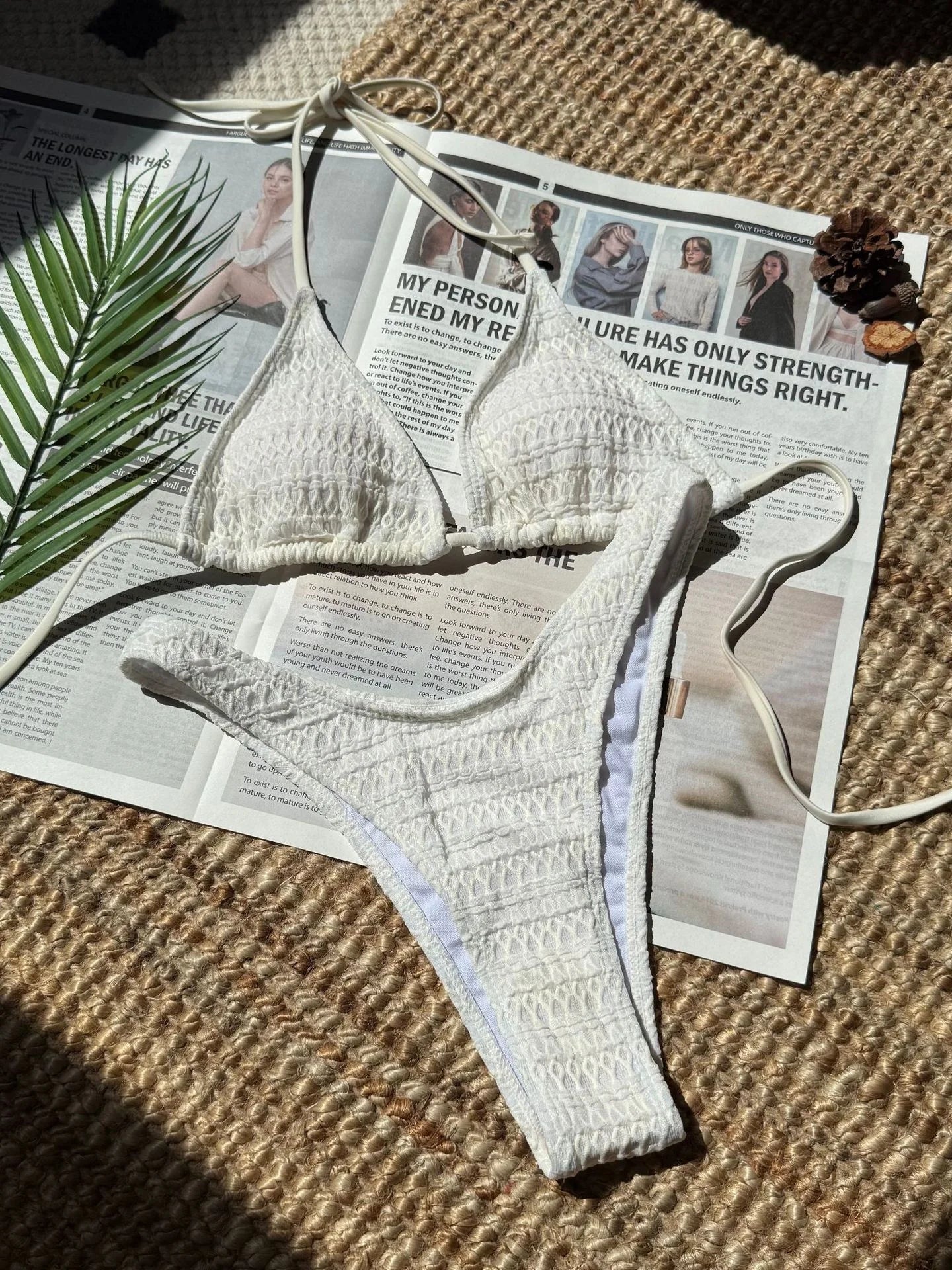 Bikini uncinetto effetto handmade – Novità estate 2025