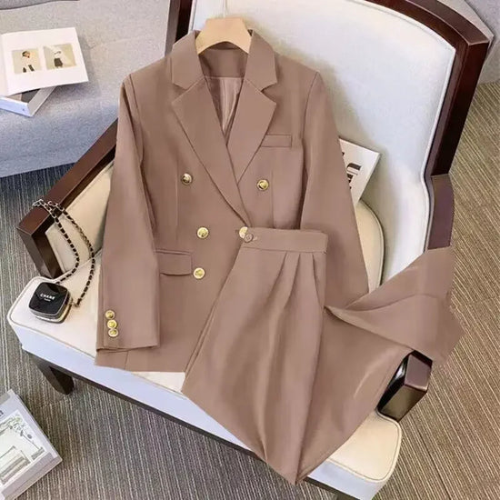 Tailleur donna loose fit 2025 ‒ giacca elegante effetto snellente stile western, manica lunga casual, abbigliamento