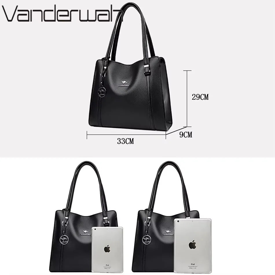 Borsa a tracolla donna con tasche e scomparti - foto 79 della galleria