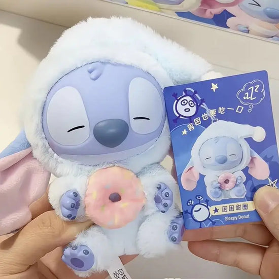 Stitch "Eat Something Before Sleep" – Blind Box Disney da collezione con figure snack