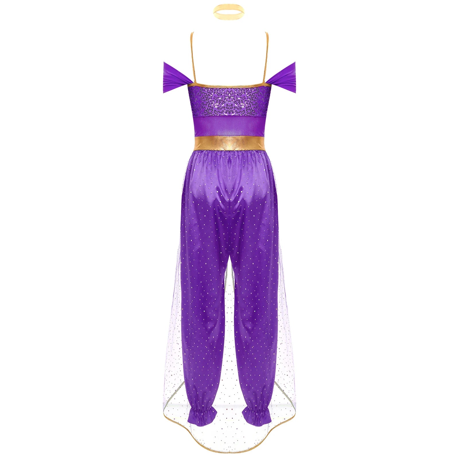 Costume da Principessa Araba / Jasmine Bollywood – Outfit Cosplay per Feste e Halloween