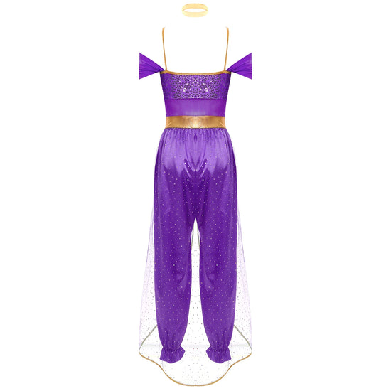 Costume da Principessa Araba / Jasmine Bollywood – Outfit Cosplay per Feste e Halloween