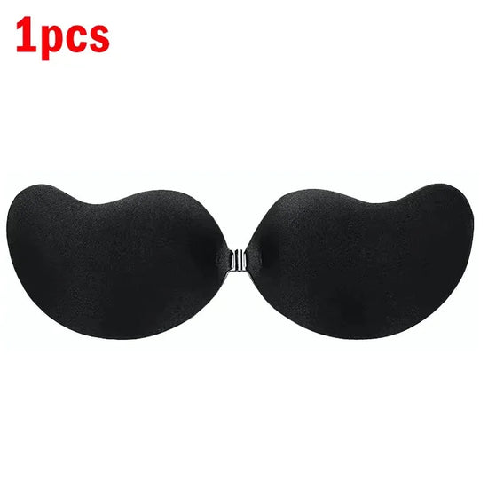 Reggiseno invisibile in silicone auto-adesivo push-up – bra senza spalline per abiti scollati e schiena nuda 2025