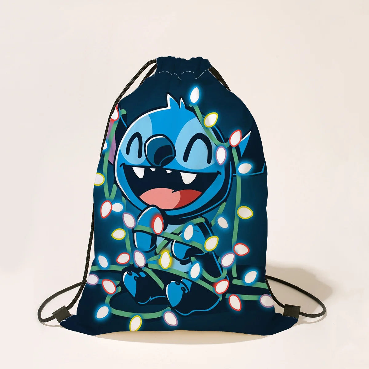 Sacca con coulisse Disney Stitch – zainetto impermeabile leggero per sport, scuola, viaggi e bomboniere
