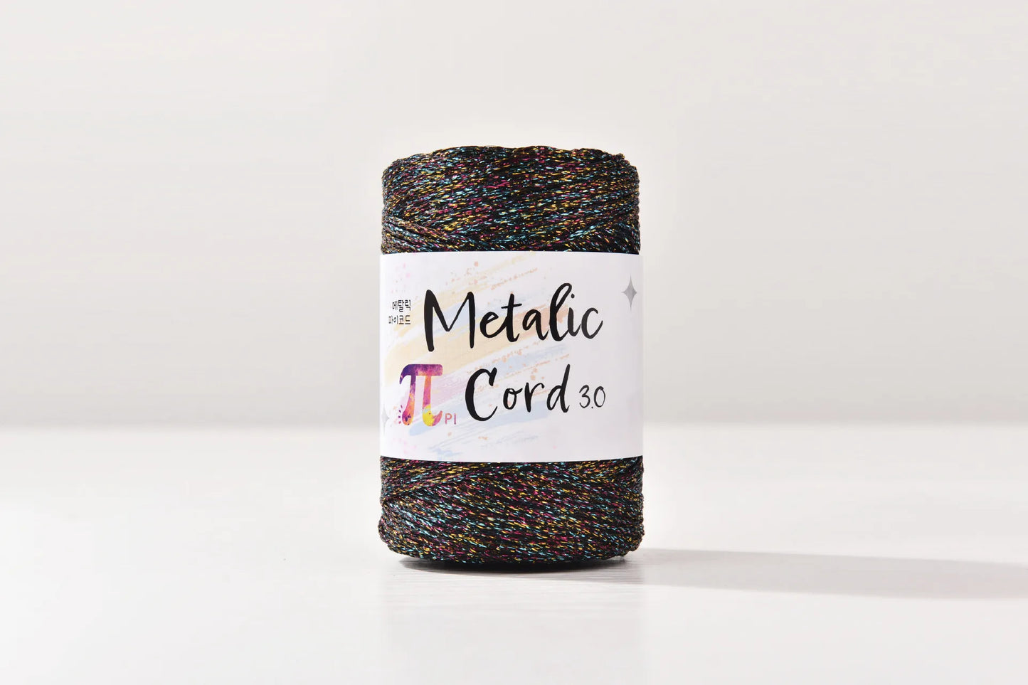 Cordoncino Rigido in Core-Spun da 3 mm con Fili Metallici Argentati – Filo Decorativo di Alta Qualità per Packaging Regalo, Uncinetto e Progetti Fai-da-Te