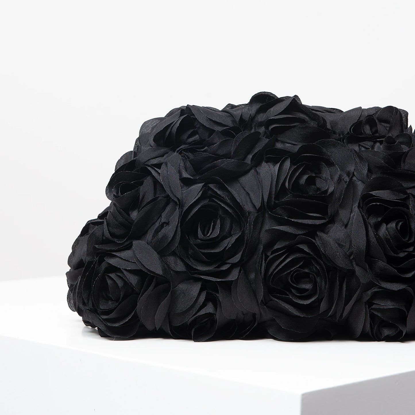 Clutch elegante rosa per donna – borsa clutch da cerimonia/partecipazione con rose, regalo perfetto per festa & cena