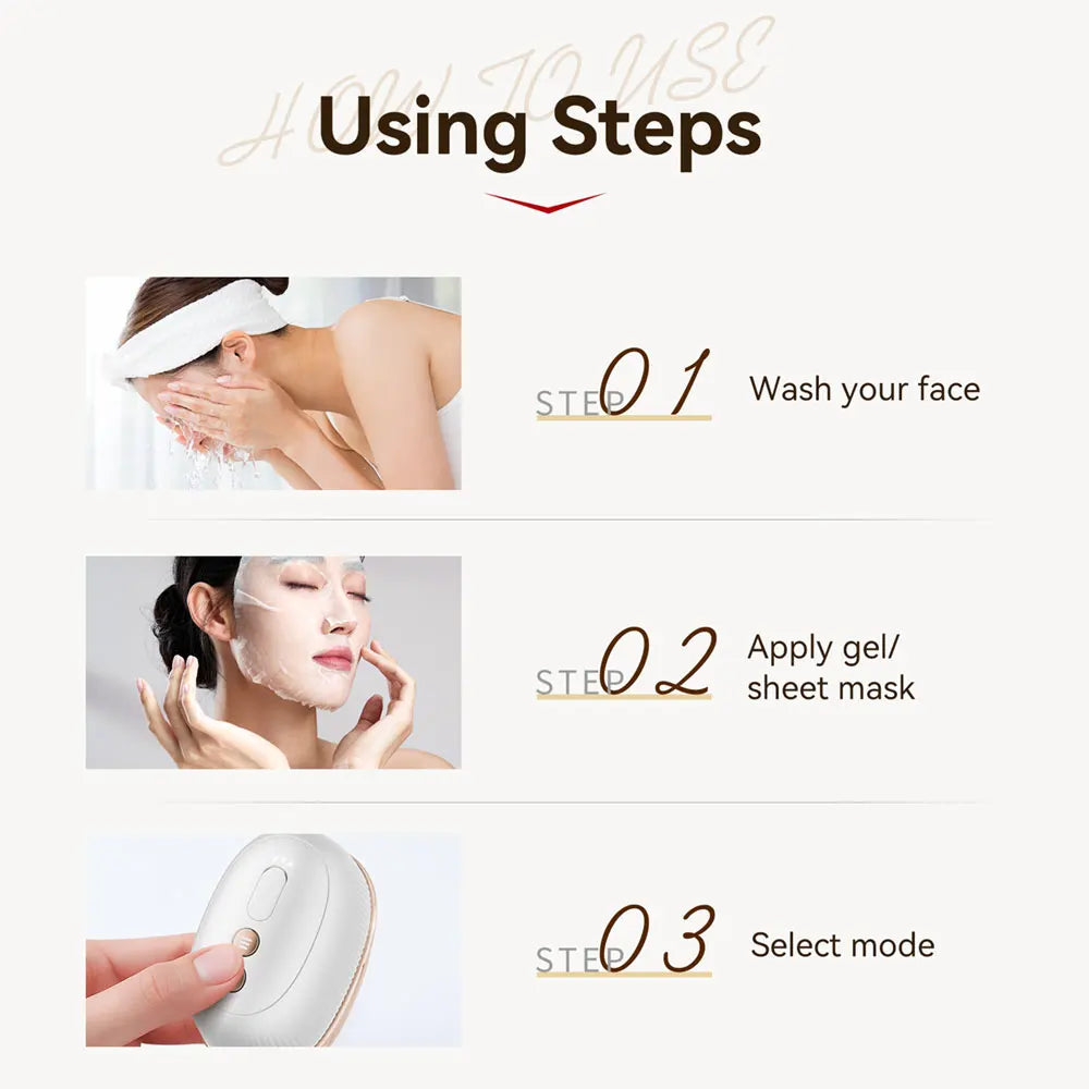 Massaggiatore Viso – Dispositivo Lifting Antirughe con LED